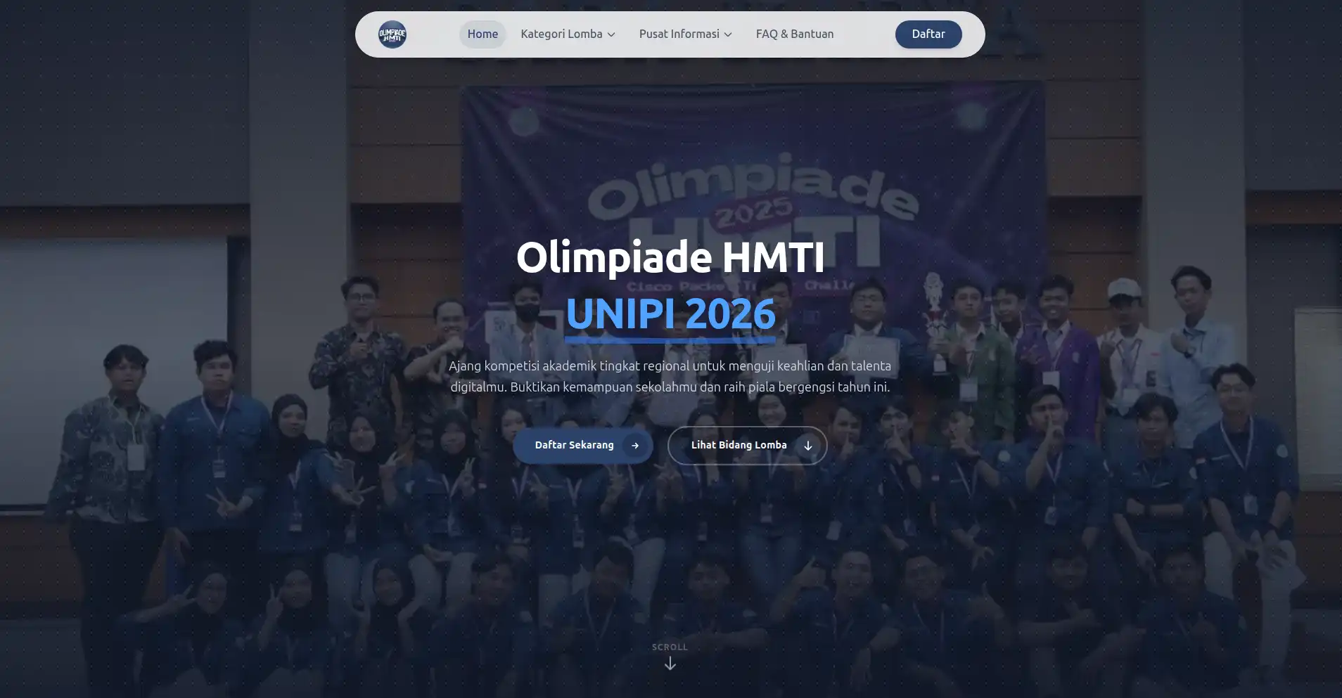 Olimpiade HMTI UNIPI Website